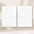 Personalized A5 Spiral Bound Academic Diary Planner